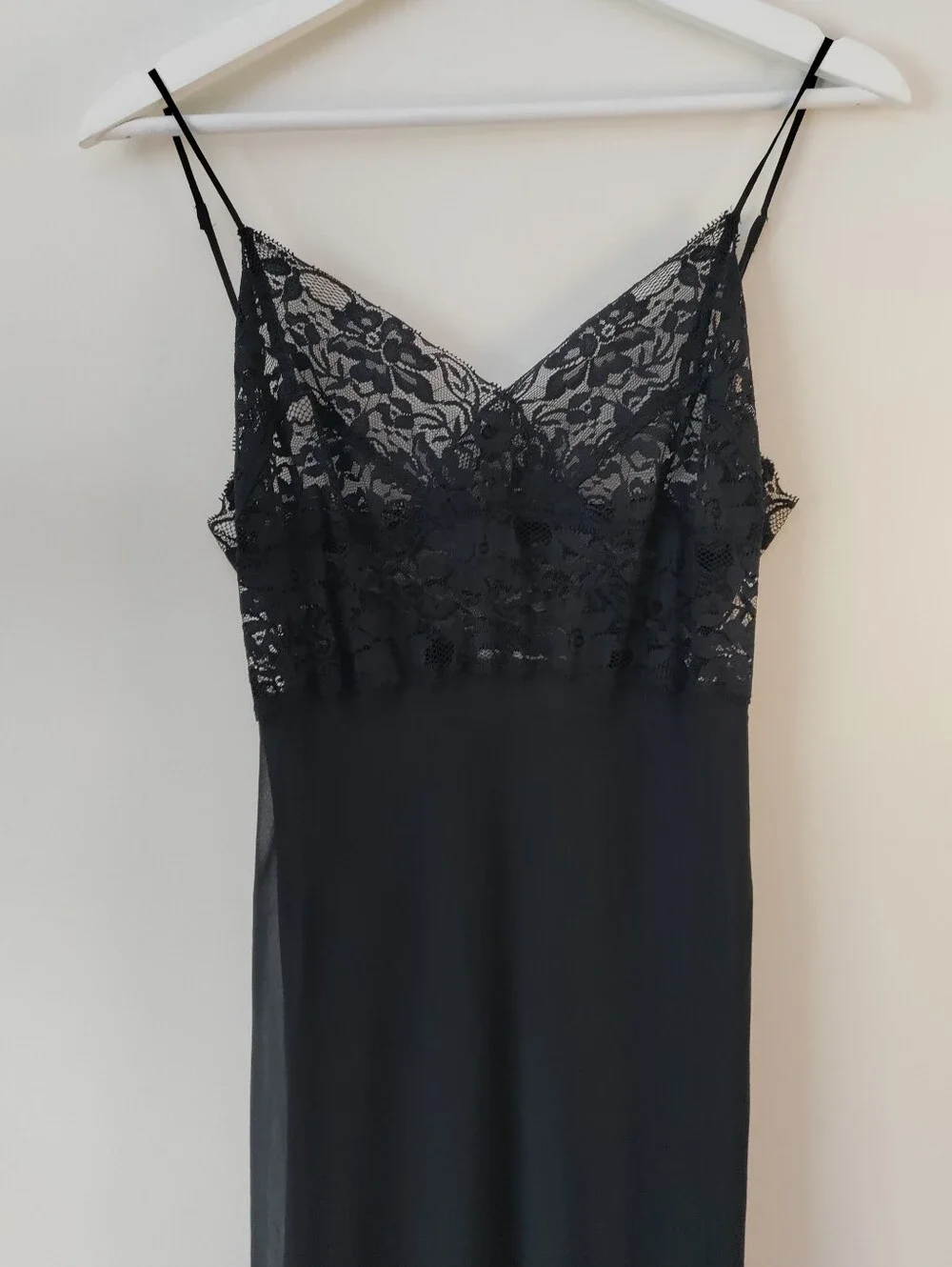 Y2k Vintage Claire's Rose 100% Silk Lingerie Gown Medium - Picture 4 of 11